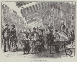 Un café en el bulevar