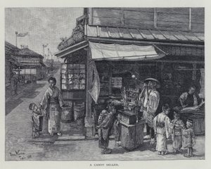 Un vendedor de dulces