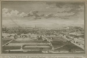 Vista general de Londres, con la Cabeza del Nuevo Río en primer plano