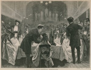 Una exposición de peinados de English School