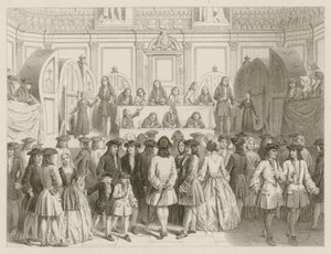 Una lotería; circa 1750 de English School