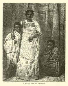 Una madre y sus hijos de English School