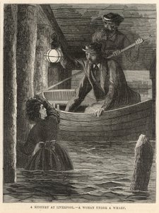 Un misterio en Liverpool; Una mujer bajo un muelle de English School