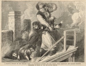 Un episodio doloroso del incendio de Chicago