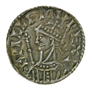 Un penique, del reinado de Guillermo I de English School