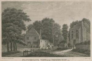Una vista pintoresca cerca de Paddington, Middlesex de English School