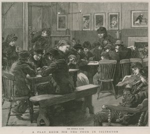 Una sala de juegos para los pobres en Islington: La sala general de English School