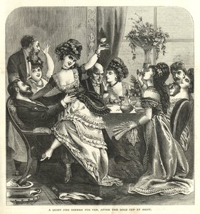Una cena tranquila para diez, después de la Copa de Oro en Ascot