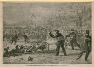 Un rescate en el Serpentine por los hombres de la Royal Humane Society de English School
