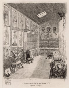 Una habitación en la casa de A H Burkitt, Clapham, Surrey de English School