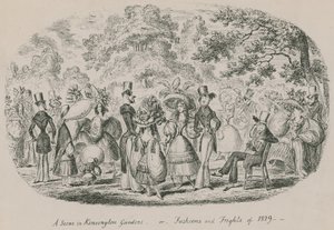 Una escena en Kensington Gardens o Modas y Miedos de 1829