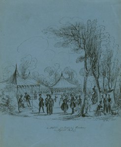 Un boceto en los Jardines de Jenkins, Regents Park, Londres de English School
