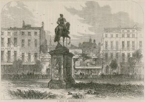 Un boceto en Leicester Square, Londres