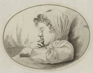 Un niño durmiendo