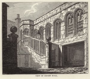 Vista de Crosby Hall en Chelsea