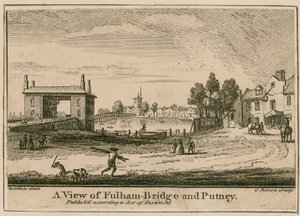 Vista del Puente Fulham y Putney
