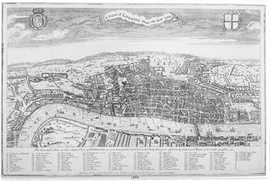Vista de Londres alrededor del año 1560 de English School