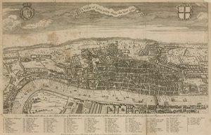 Vista de Londres alrededor del año 1560 de English School