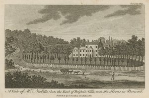 Vista de la villa del Sr. Nesbitt (anteriormente del Conde de Bristol), cerca de los Horns en Norwood de English School