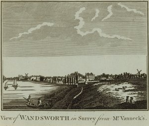 Vista de Wandsworth en Surrey de English School
