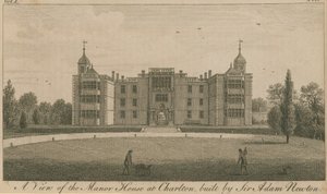 Vista de la Casa Solariega en Charlton, construida por Sir Adam Newton