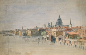 Vista del Río Támesis, Londres de English School