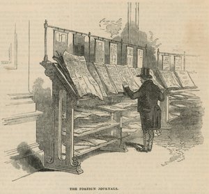 Una visita a Lloyds - el seguro de barcos: Los diarios extranjeros