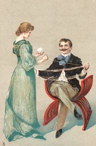 Una pareja bien vestida