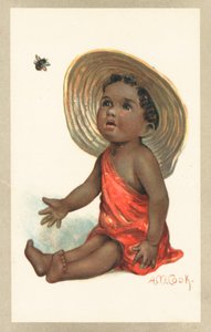 Un niño negro joven