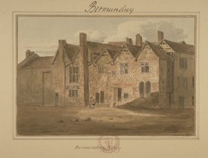 Abadía de San Salvador, Bermondsey, 1809 de English School