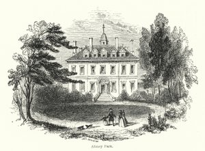 Parque Abney (grabado) de English School