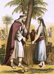 El sirviente de Abraham y Rebeca