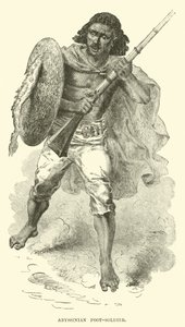Soldado de infantería abisinio de English School