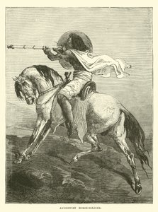 Soldado de caballería abisinio de English School