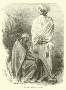 Sacerdote y monje abisinios de English School
