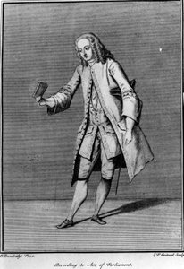 Según el Acta del Parlamento, hecho por Louis Phillippe Boltard después de Bartholomew Dandridge, 1737