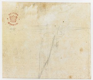 Agregar. 15508, f.44v, un boceto, de 