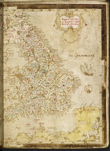 Agregar. 62540, ff.3v-4, Mapa de Gran Bretaña e Irlanda, de 