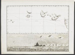 Agregue MS 15500 f.13 Veintidós Cartas, vistas de Headlands, etc., tomadas durante el viaje del Capitán Cook en la Resolución a través del Océano Pacífico y el Océano Austral de English School