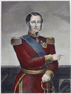 Almirante Hamelin (grabado en color) de English School