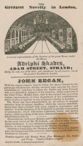 Anuncio para Adelphi Shades, Adam Street, Strand de English School