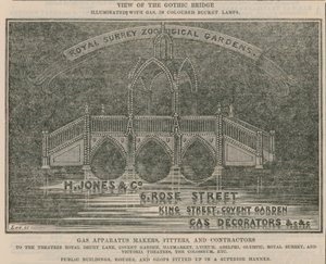 Anuncio de H Jones & Co, 6 Rose Street, King Street, Covent Garden