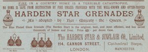 Anuncio de las granadas Harden Star de English School