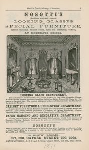 Anuncio de espejos y muebles especiales de Nosotti