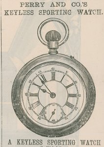 Anuncio del Reloj Deportivo sin Llave de Perry & Co de English School