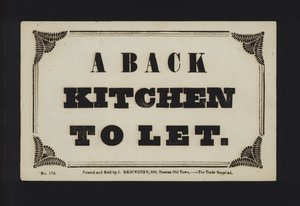 Anuncio: Se alquila cocina trasera de English School