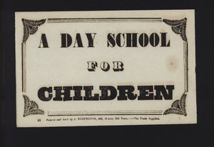 Anuncio: Escuela diurna para niños de English School