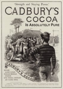 Anuncio, cacao de Cadbury (grabado)