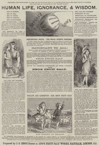 Anuncio, Sal de Frutas de Eno (grabado) de English School