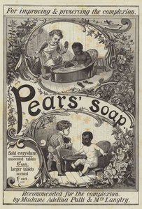Anuncio, Jabón de Pears (grabado) de English School